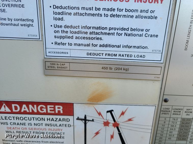 image for item DN6013 2001 Sterling L-Line  crane truck