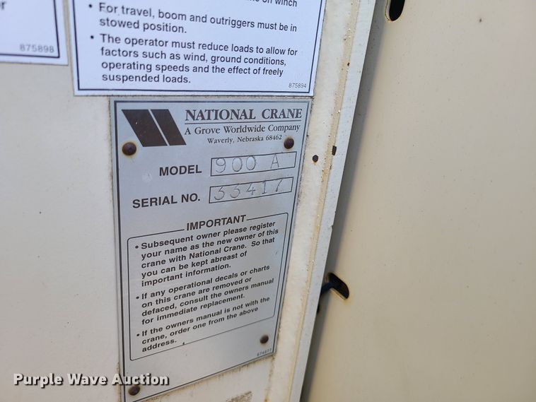 image for item DN6013 2001 Sterling L-Line  crane truck