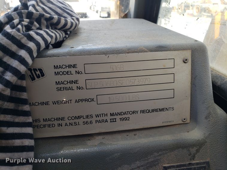 image for item DN6023 1995 JCB 506B  telehandler