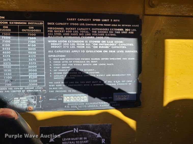 image for item DN6059 Broderson IC-200-2B  crane