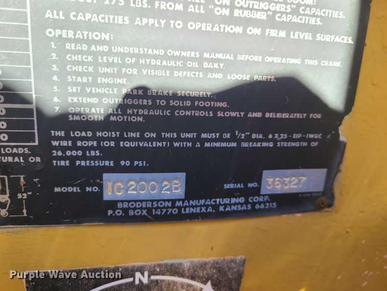 image for item DN6059 Broderson IC-200-2B  crane