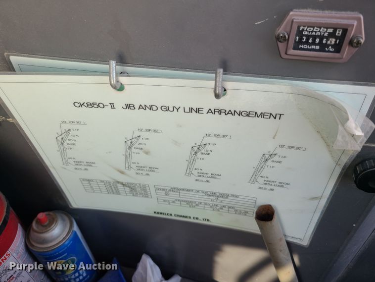 image for item DN6061 2005 Kobelco CK850-II  crane