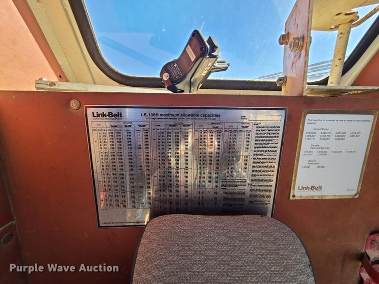 image for item DN6062 1989 Link Belt LS-138  crane