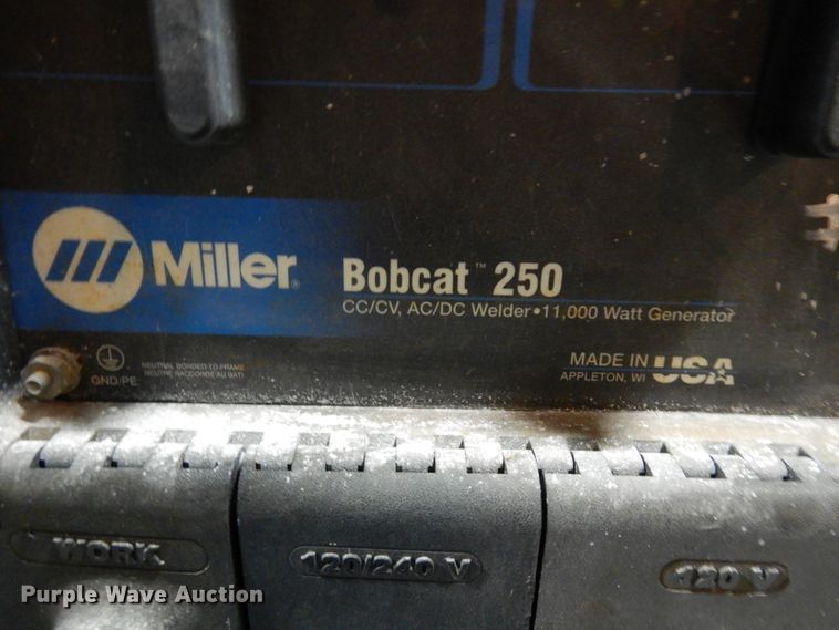 image for item HX9611 Miller Bobcat 250 welder/generator