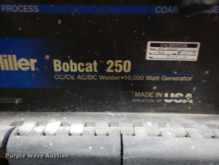 image for item HX9615 Miller Bobcat 250 welder/generator
