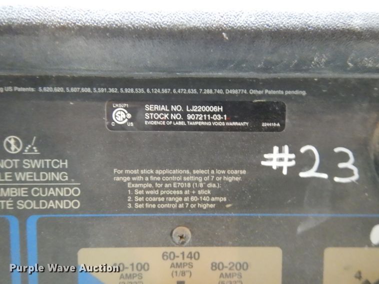 image for item HX9616 Miller Bobcat 250 welder/generator