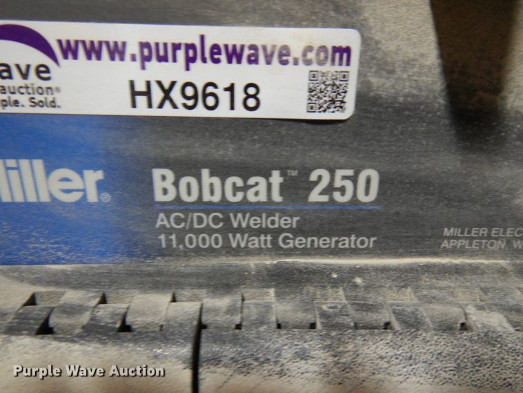 image for item HX9618 Miller Bobcat 250 welder/generator