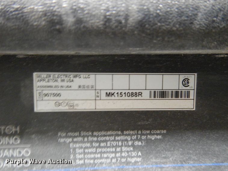 image for item HX9618 Miller Bobcat 250 welder/generator
