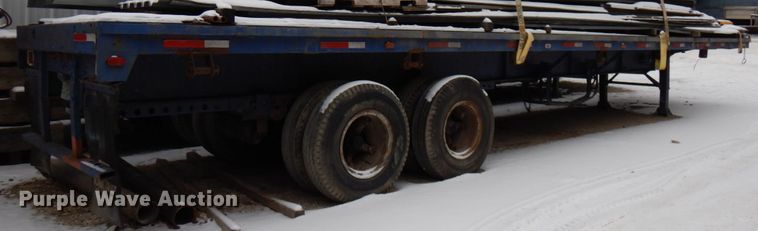image for item HX9657 1978 Fontaine TP-3-4065SL flatbed trailer
