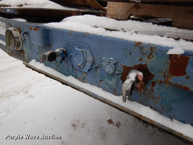 image for item HX9657 1978 Fontaine TP-3-4065SL flatbed trailer