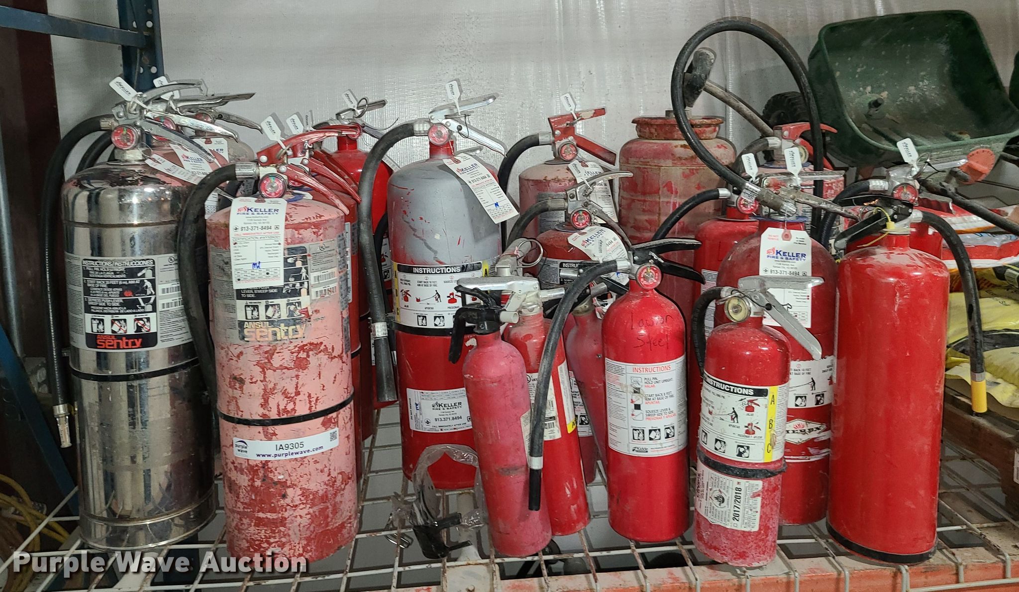 Approximately 24 fire extinguishers in Kansas City, MO Item IA9305