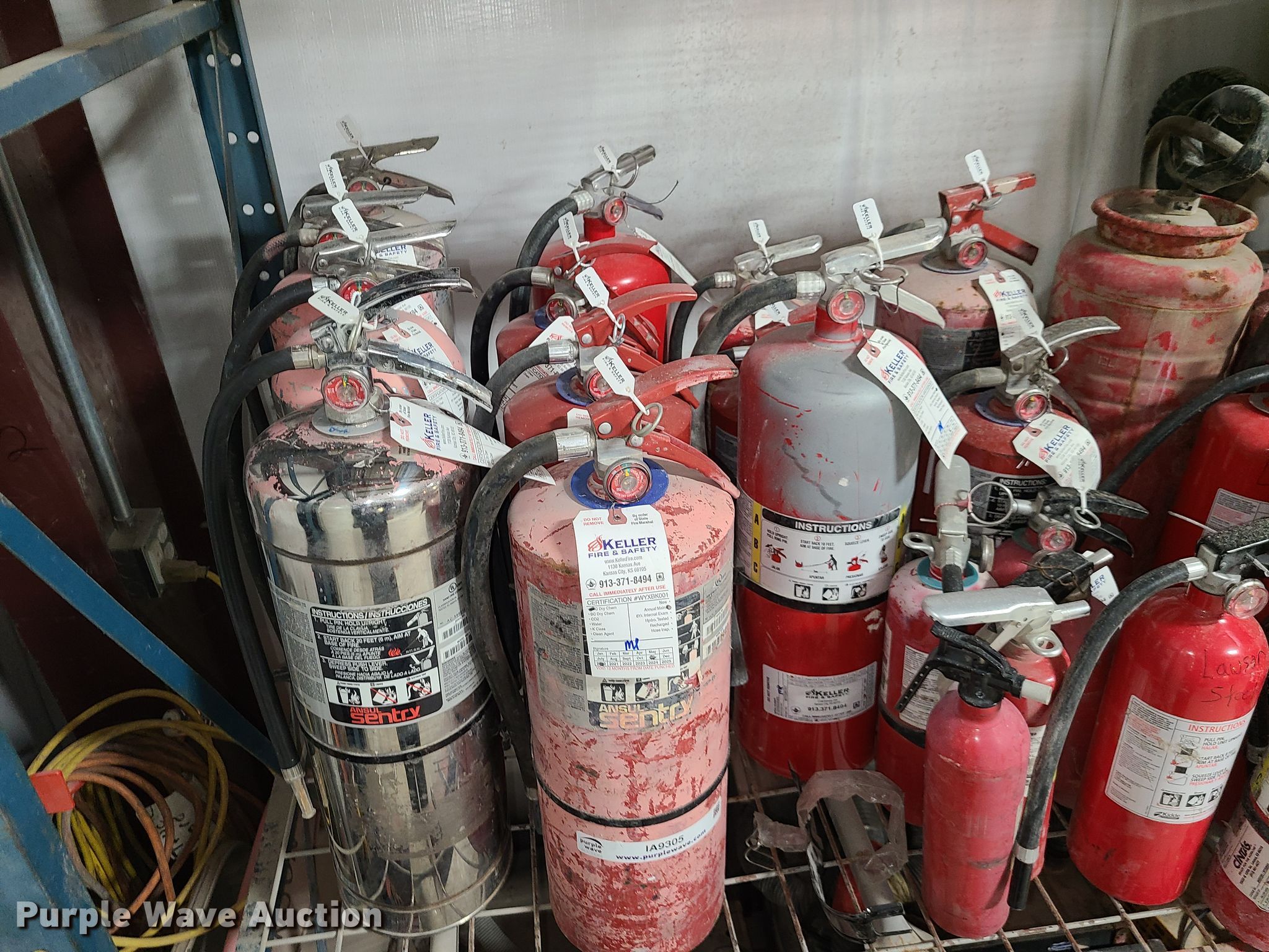Approximately 24 fire extinguishers in Kansas City, MO Item IA9305