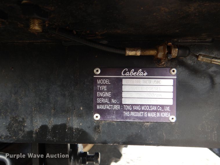 image for item DH5453 TYM LM50H  MFWD tractor