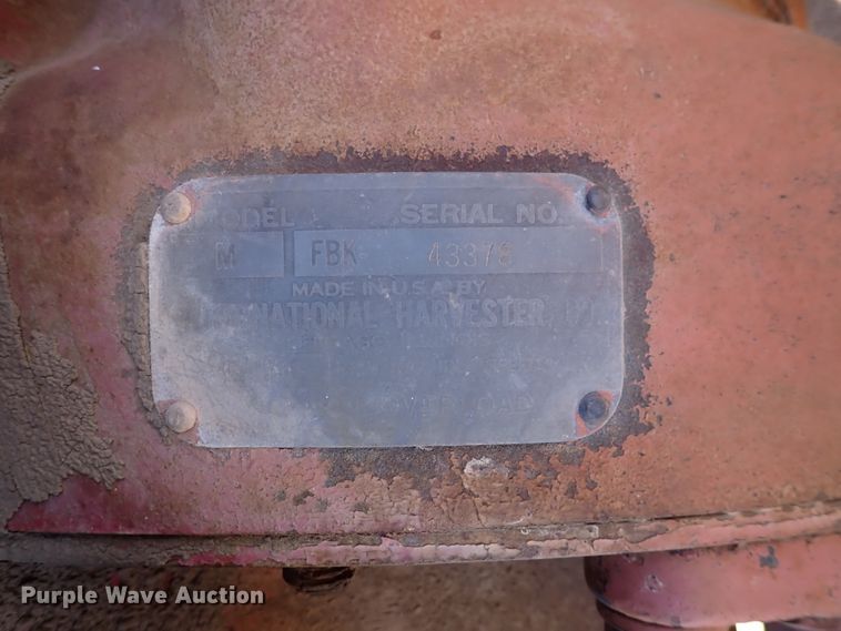 image for item DJ0115 International M  tractor