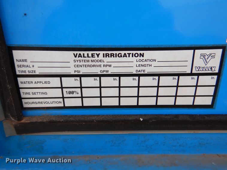 image for item DJ0377 Valley 4271 center pivot