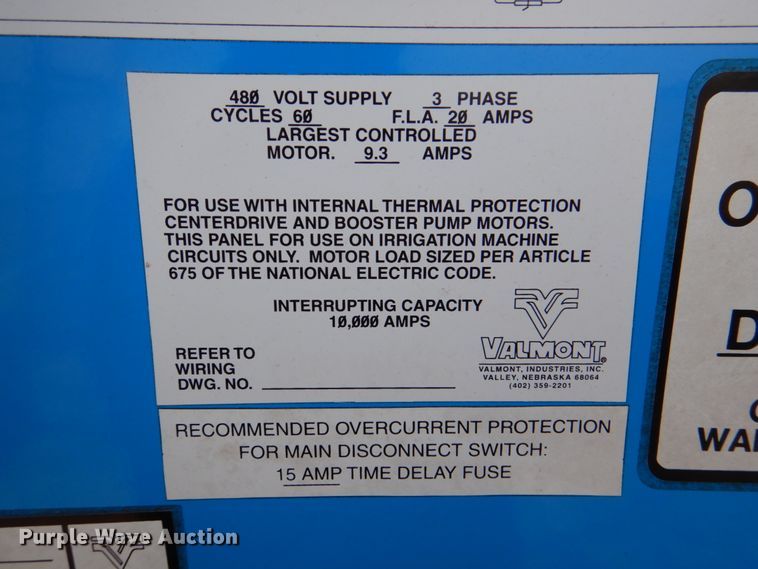 image for item DJ0377 Valley 4271 center pivot