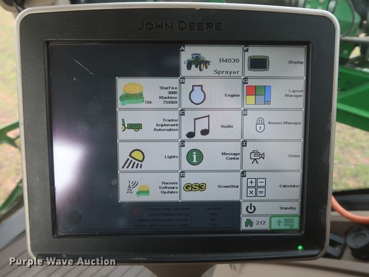 image for item DJ2310 2015 John Deere R4030  sprayer