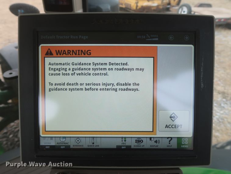 image for item DJ2311 2015 John Deere 8370R  MFWD tractor