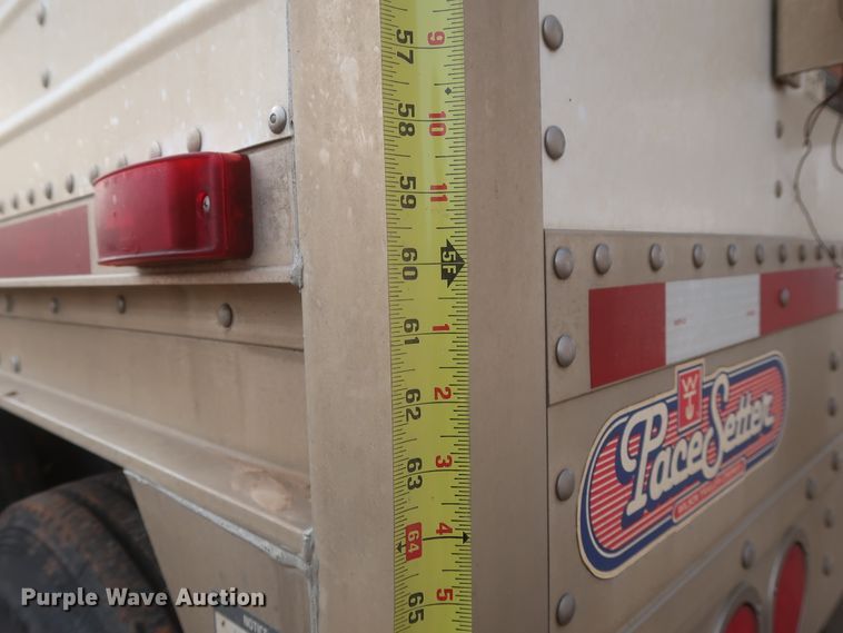 image for item DJ2314 2010 Wilson DWH-500 Pace Setter grain trailer