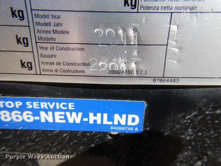 image for item DJ2902 2011 New Holland BB9060  4SS large square baler