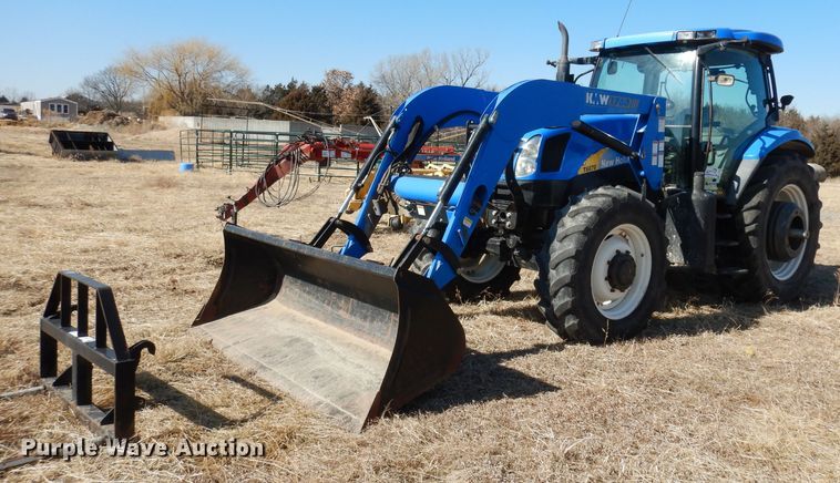 image for item DJ2903 2008 New Holland T6070  MFWD tractor