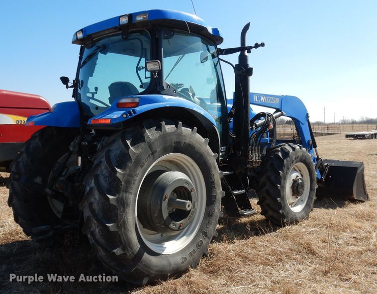 image for item DJ2903 2008 New Holland T6070  MFWD tractor