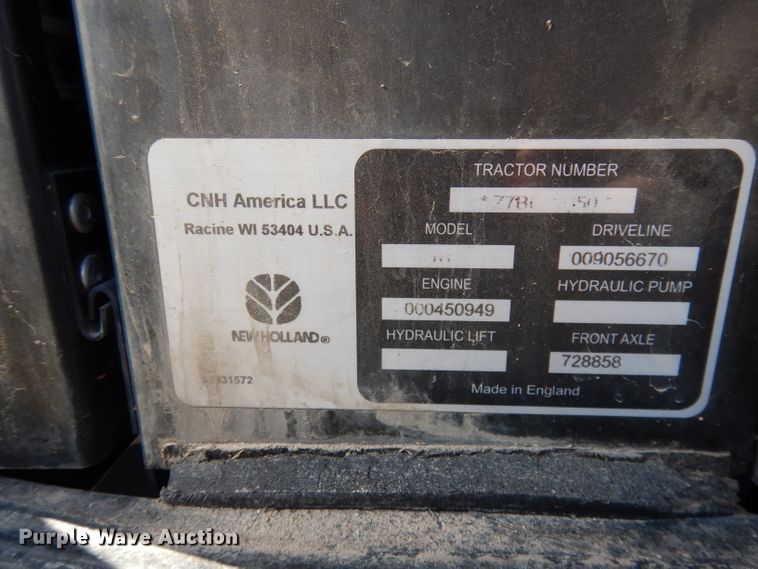 image for item DJ2903 2008 New Holland T6070  MFWD tractor