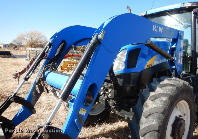image for item DJ2903 2008 New Holland T6070  MFWD tractor