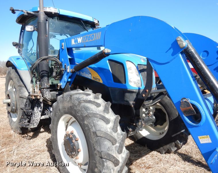 image for item DJ2903 2008 New Holland T6070  MFWD tractor