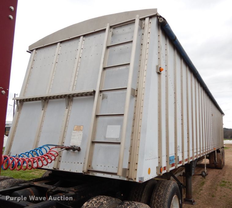 image for item DJ7294 1998 Merritt 43X96X80X2BX2AXGS grain trailer