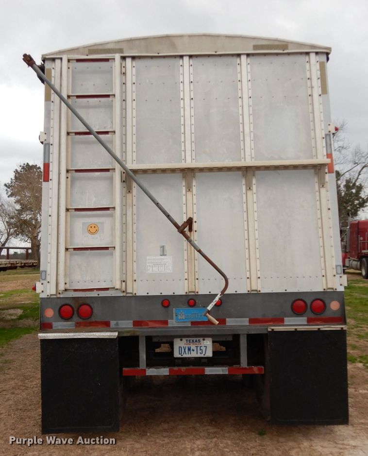 image for item DJ7294 1998 Merritt 43X96X80X2BX2AXGS grain trailer