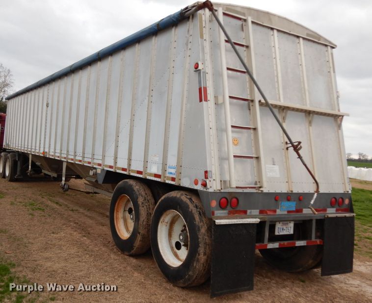 image for item DJ7294 1998 Merritt 43X96X80X2BX2AXGS grain trailer