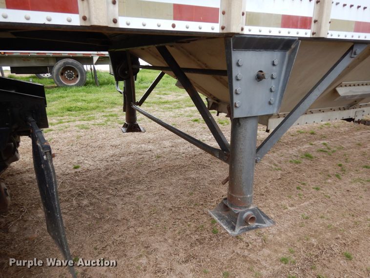 image for item DJ7294 1998 Merritt 43X96X80X2BX2AXGS grain trailer