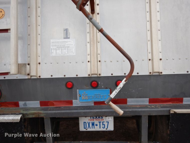 image for item DJ7294 1998 Merritt 43X96X80X2BX2AXGS grain trailer