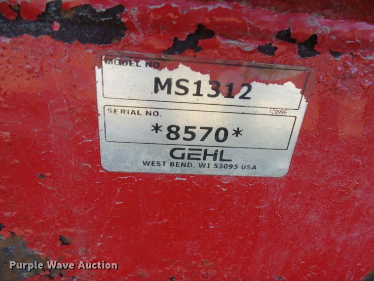 image for item DL0764 Gehl MS1312 Scavenger  manure spreader