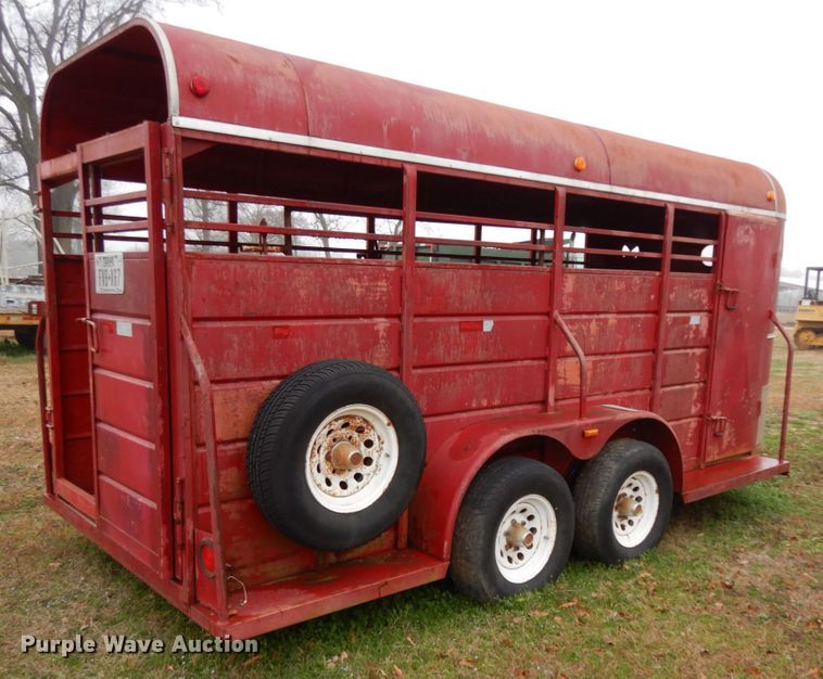 image for item DM2797 1993 WW  livestock trailer