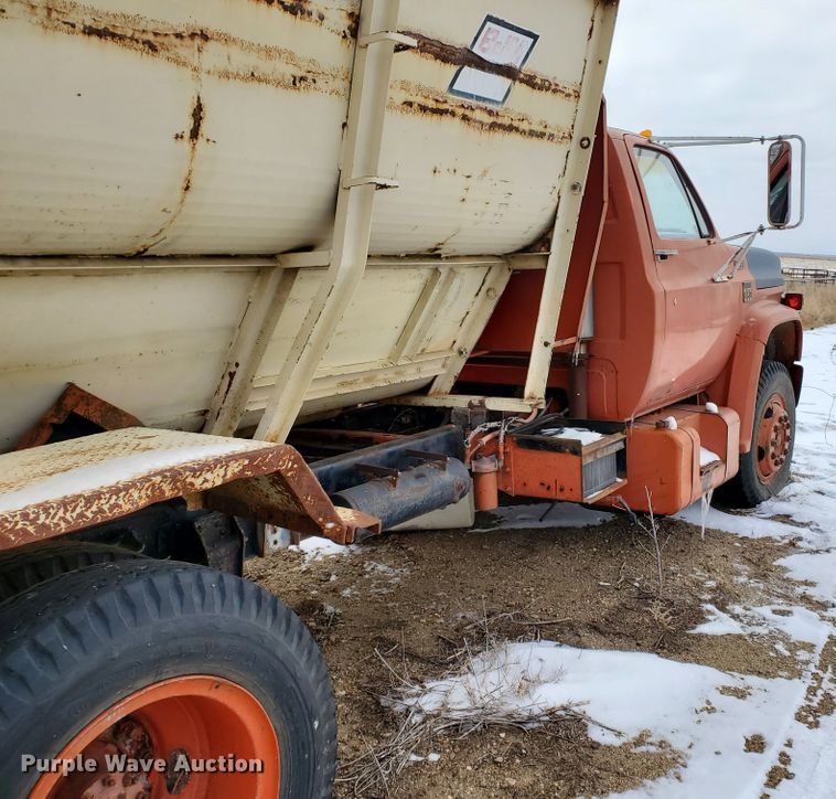 image for item HW9672 1977 Chevrolet C60  feed mixer truck