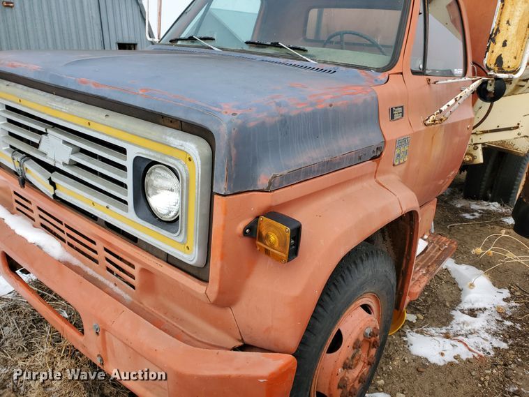 image for item HW9672 1977 Chevrolet C60  feed mixer truck