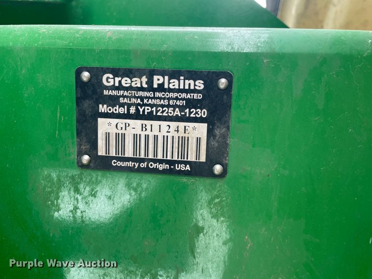 image for item HX9796 2016 Great Plains YP-1225A  no-till planter