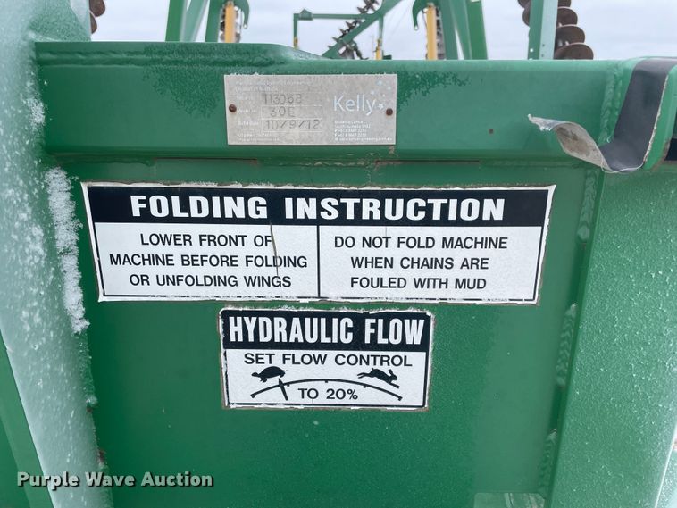 image for item HX9797 2014 Kelly Diamond Harrow 30E  diamond chain harrow