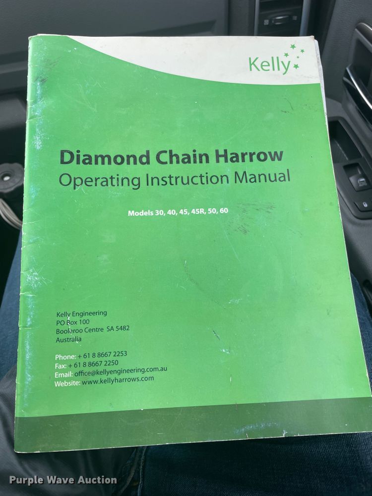 image for item HX9797 2014 Kelly Diamond Harrow 30E  diamond chain harrow