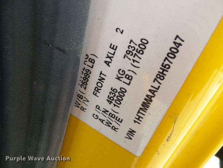 image for item DC2760 2008 International 4300  flatbed truck