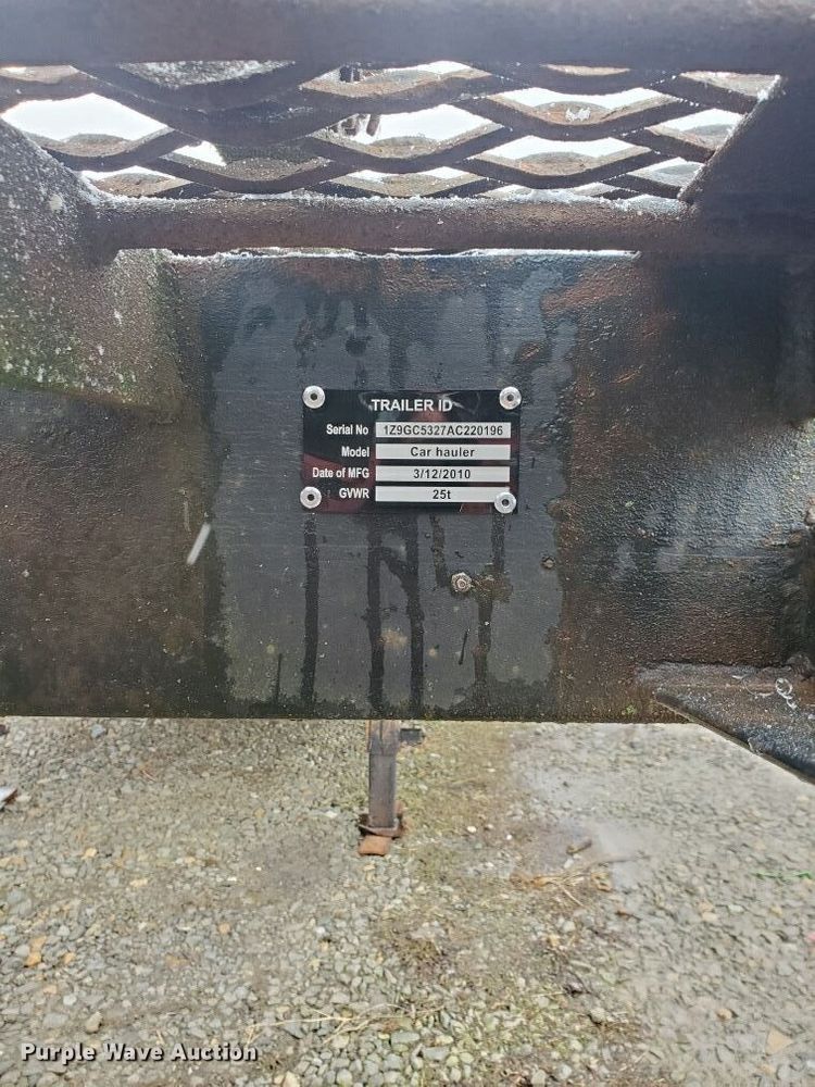 image for item DC2766 2010 Infinity  car carrier