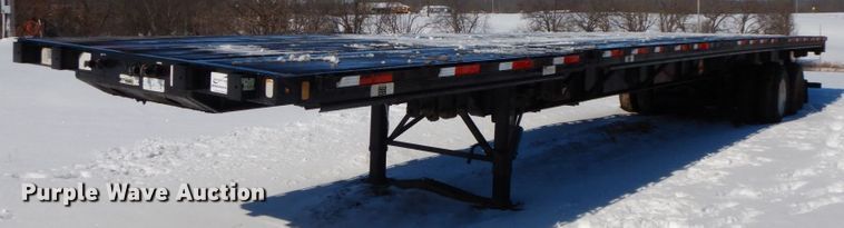 image for item DF6440 2015 Fontaine Xcalibur extendable flatbed trailer