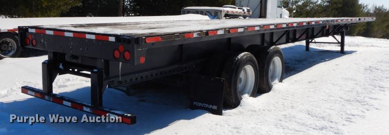 image for item DF6440 2015 Fontaine Xcalibur extendable flatbed trailer