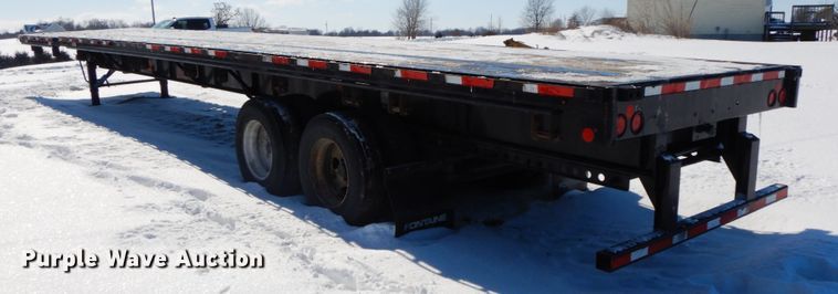 image for item DF6440 2015 Fontaine Xcalibur extendable flatbed trailer