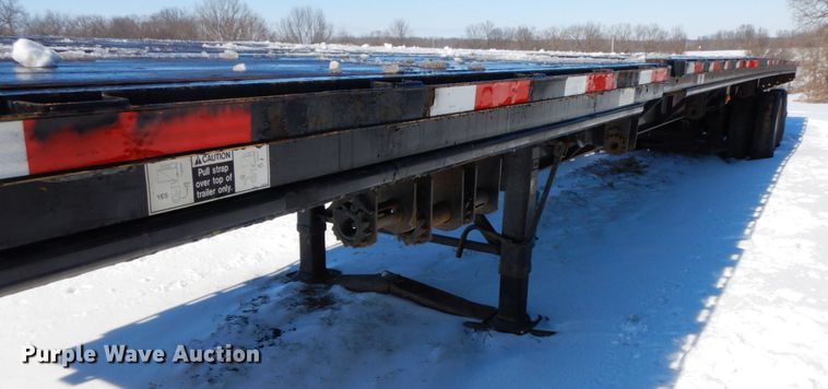 image for item DF6440 2015 Fontaine Xcalibur extendable flatbed trailer