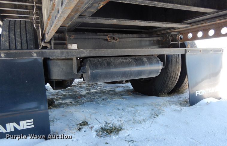 image for item DF6440 2015 Fontaine Xcalibur extendable flatbed trailer