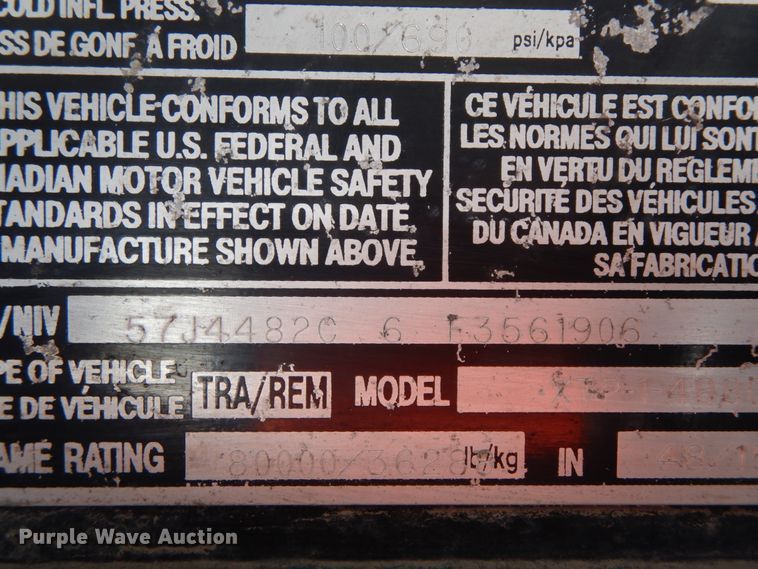 image for item DF6440 2015 Fontaine Xcalibur extendable flatbed trailer