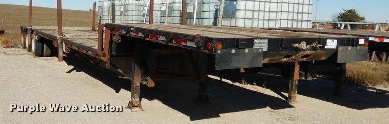 image for item DI3608 1999 Doonan 482DC14 drop deck trailer